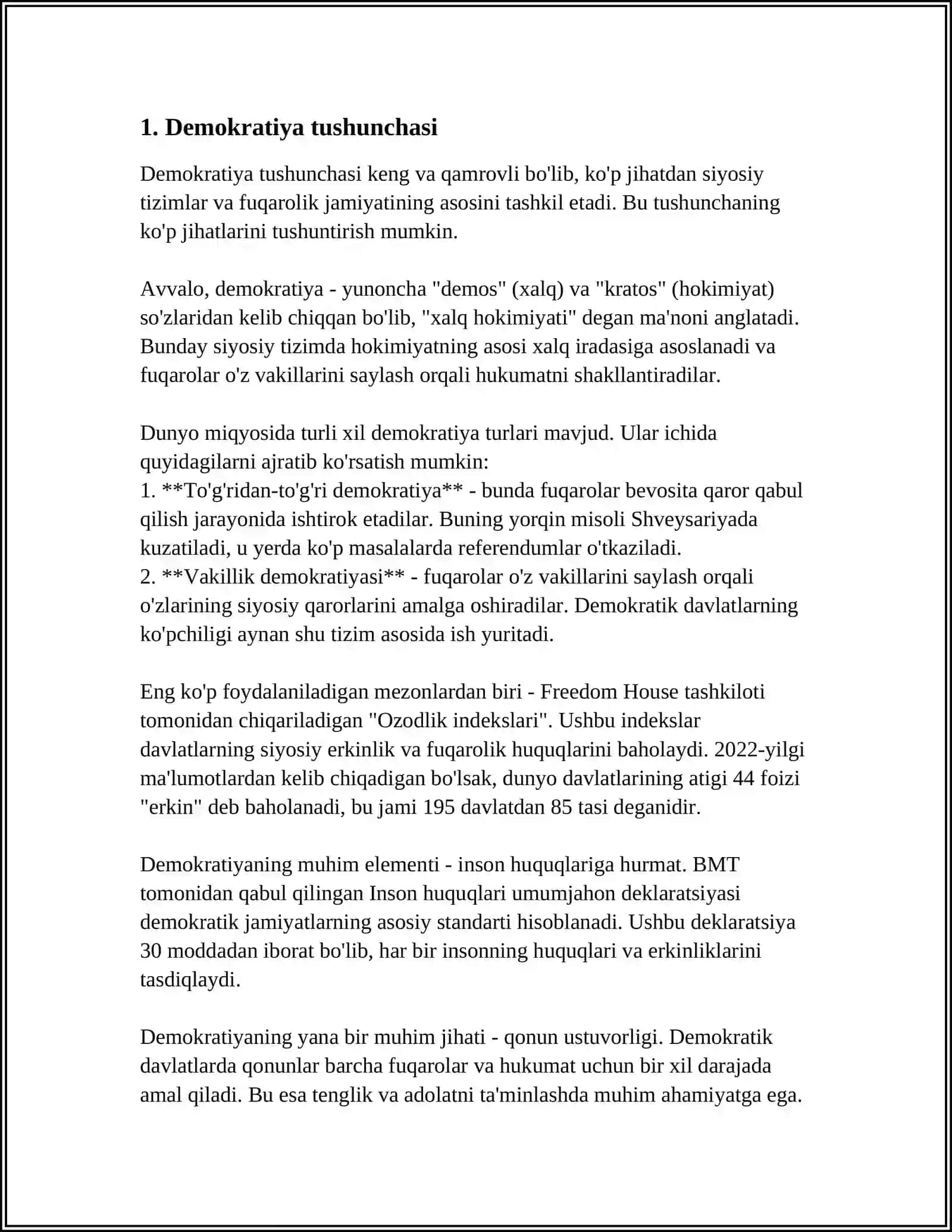 AFINADA DEMOKRATIYA 3