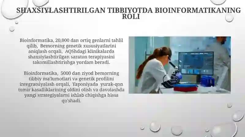 Tibbiy bioinformatika 3