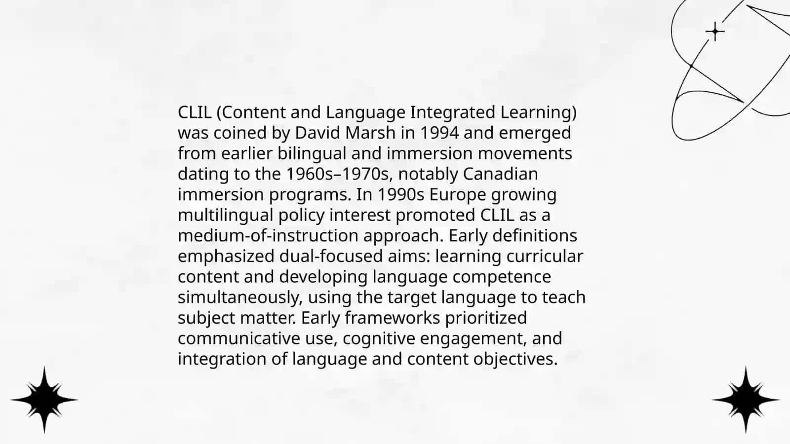 Defining CLIL - The historical Background 3