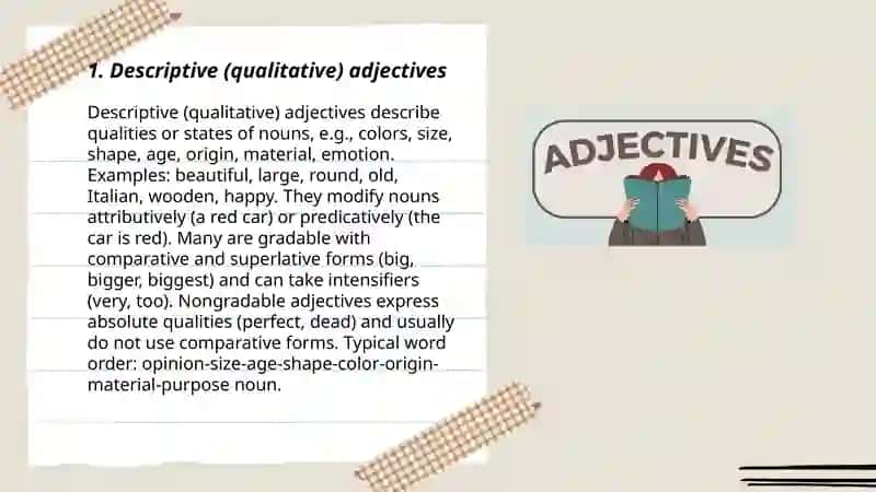 Adjectives 3