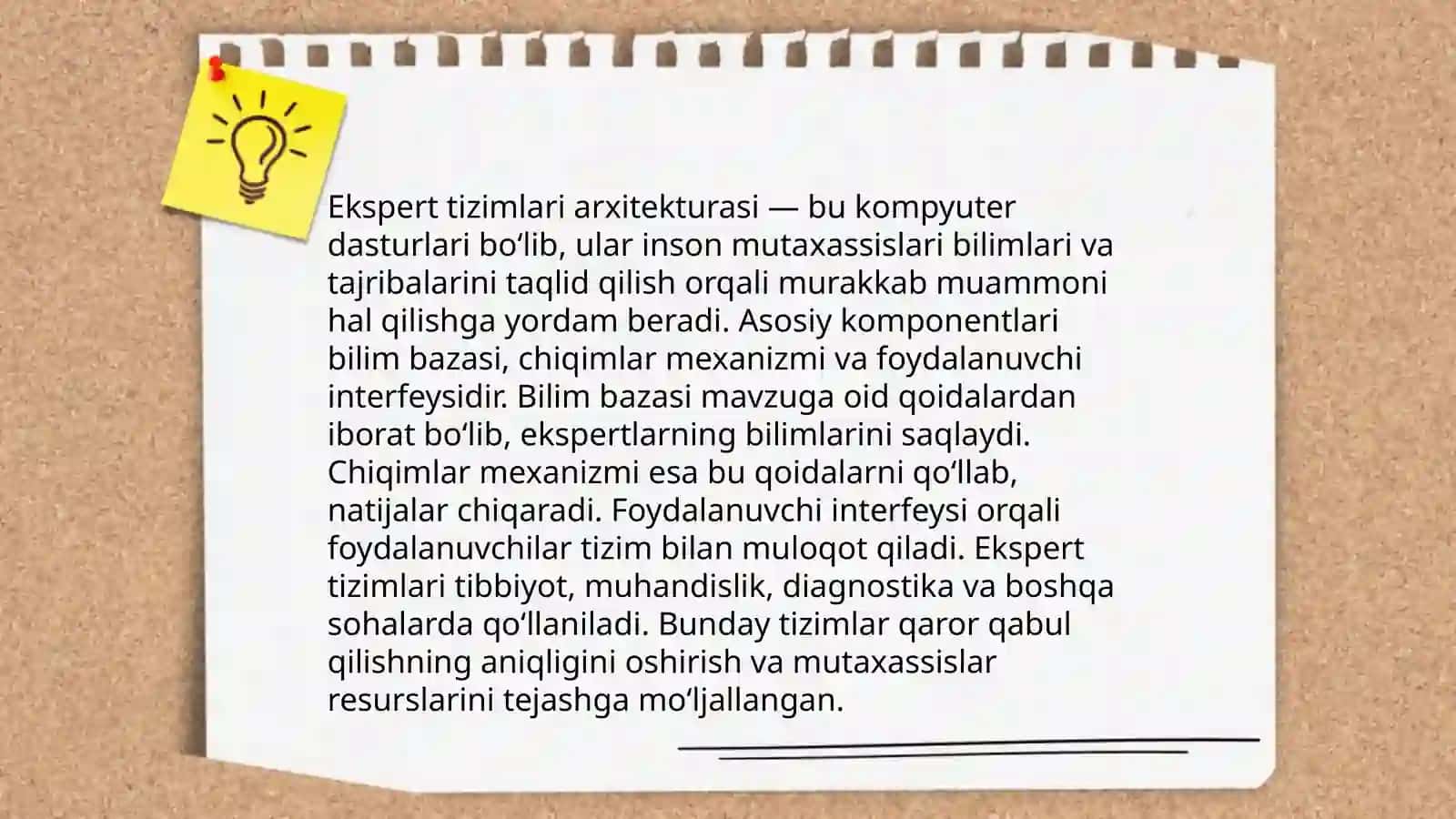 Ekspert tizimlari 3