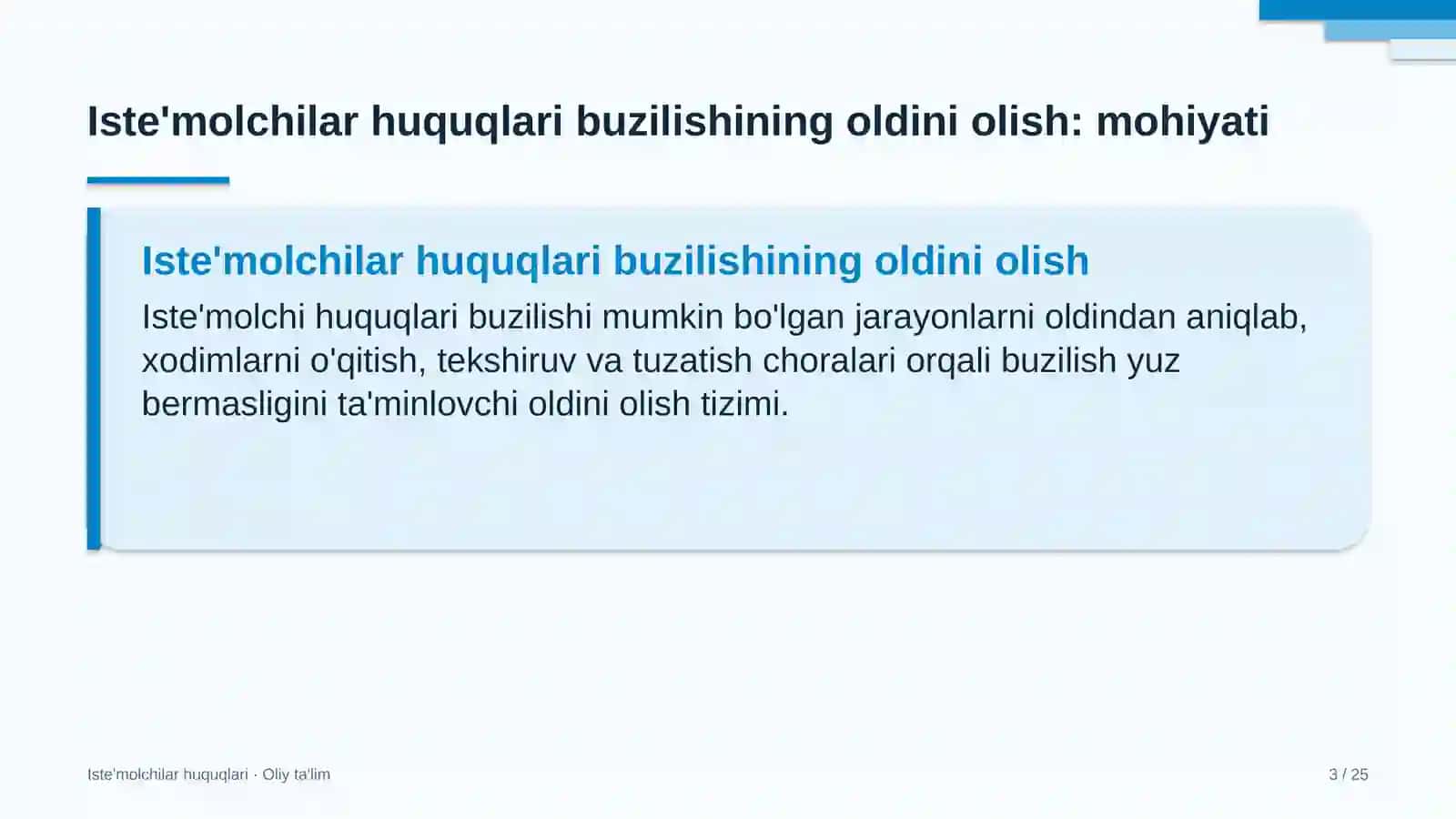 distribyutorlik kompaniyalarida iste'molchilar huquqlari buzilishining oldini olish 2243 3