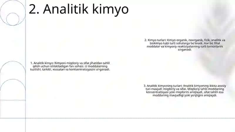 Kimyo Turlari 3
