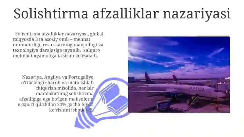 Xalqaro mehnat taqsimoti va unga ta'sir etuvchi omillar 3