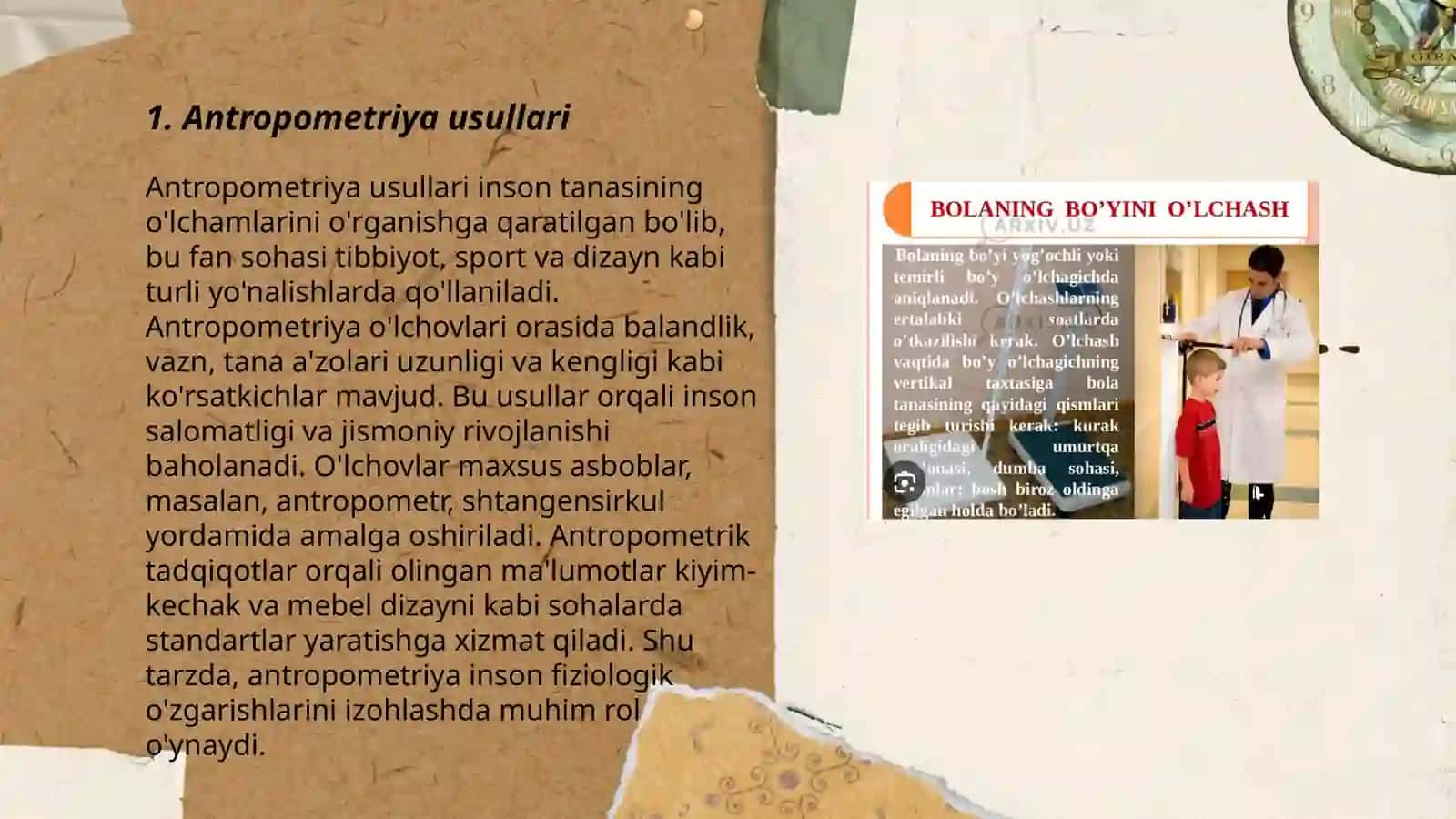 Antropometriya usullari 3