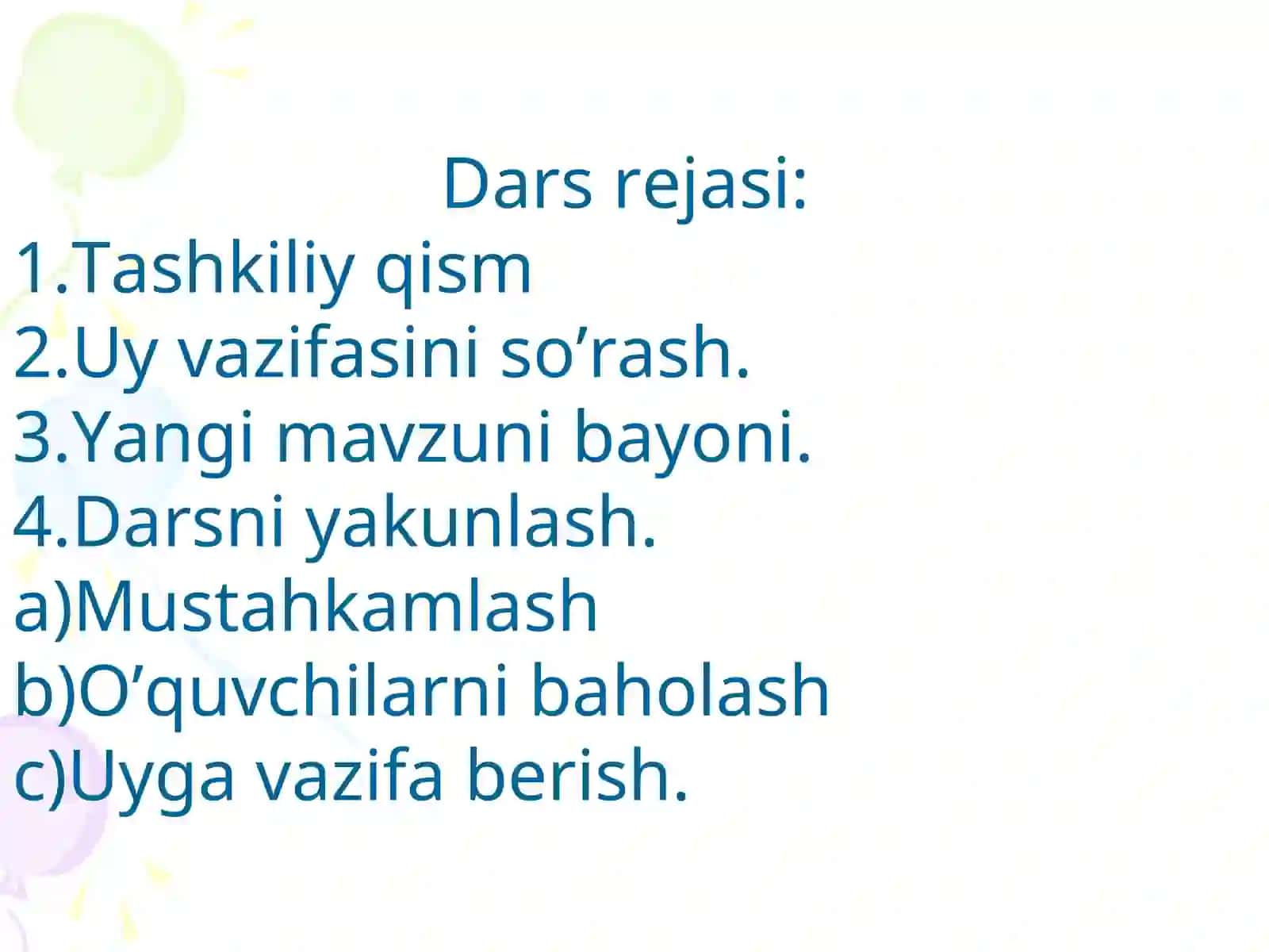 Om qonuni 3