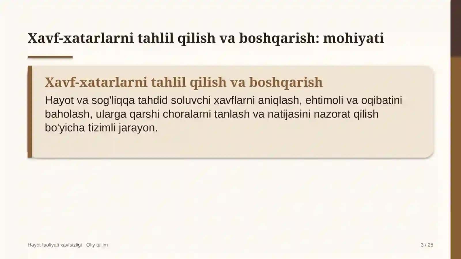 Yuridik firmalarda xavf-xatarlarni tahlil qilish va boshqarish 3