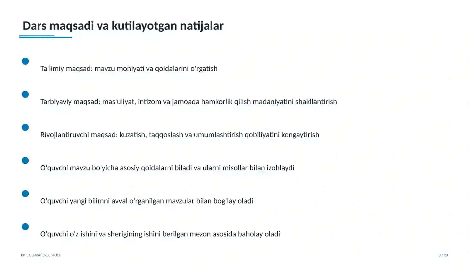 Texnologiya xonasida xavfsizlik qoidalari (5-sinf) 3