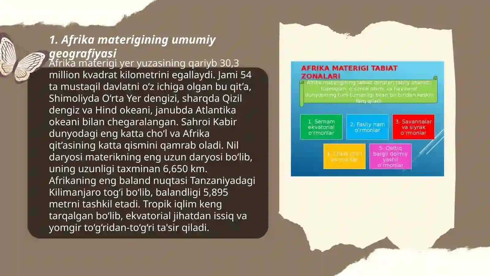 Afrika materigining tabiat zonalari va geografik mintaqalari 3