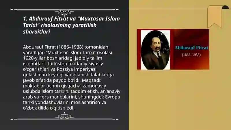 Risola “Muxtasar islom tarixi” risolasi 3