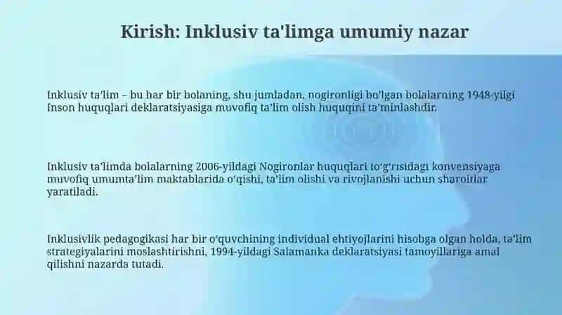Inklyuziv ta'lim va uning ahamiyati 3