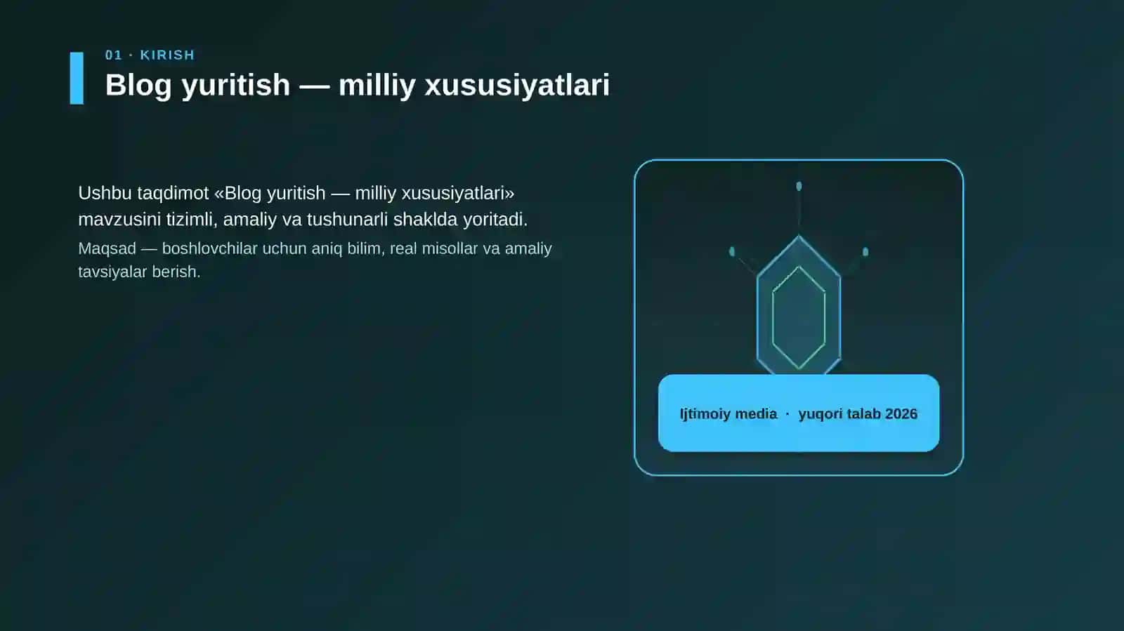 Blog yuritish — milliy xususiyatlari 3