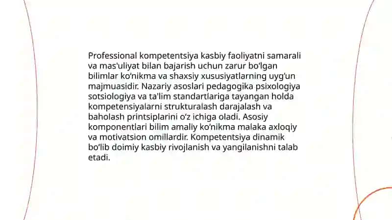 Professional kompitetsiyaning nazariy asoslari 3