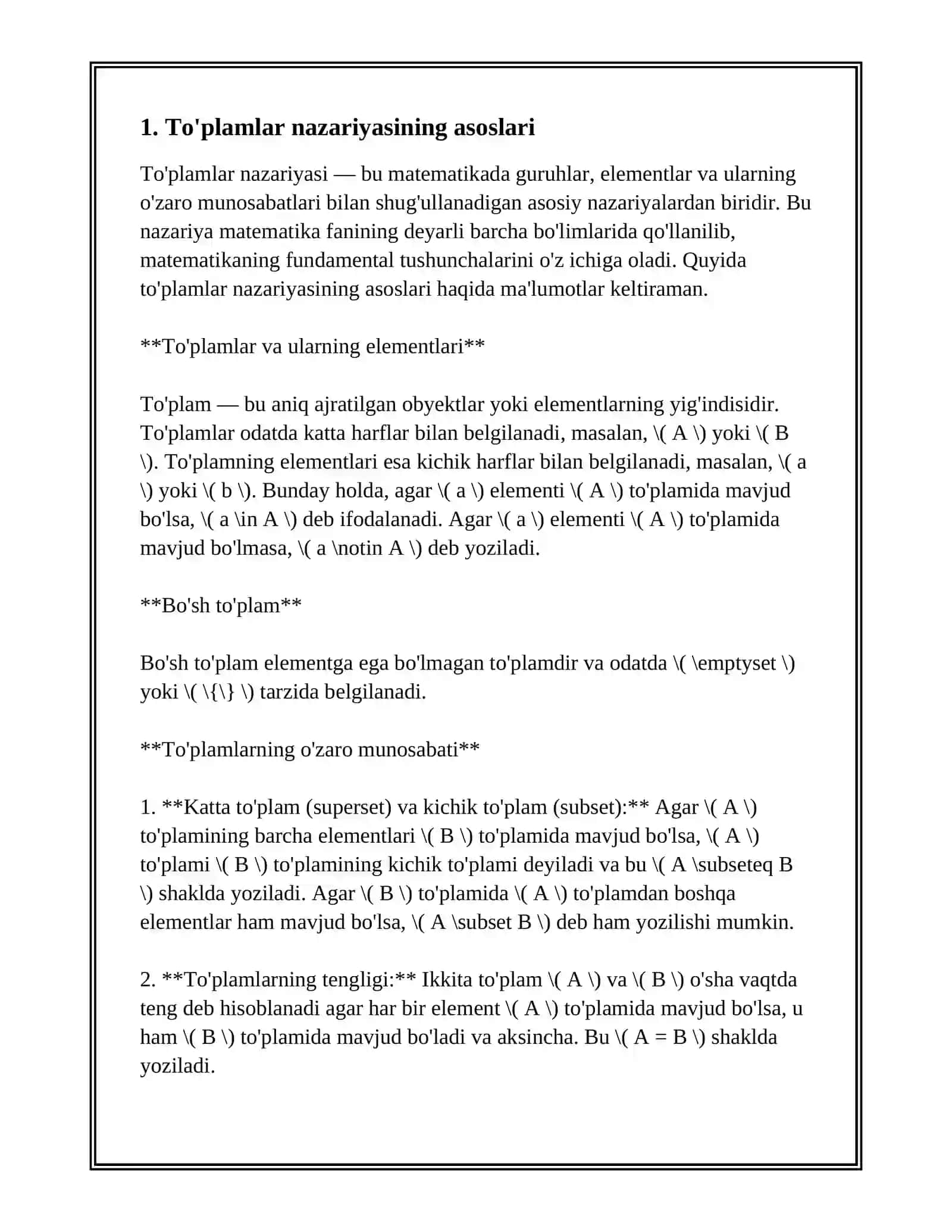TO'PLAM QUVVATI. SANOQLI VA SANOQSIZ TO'PLAMLAR 3