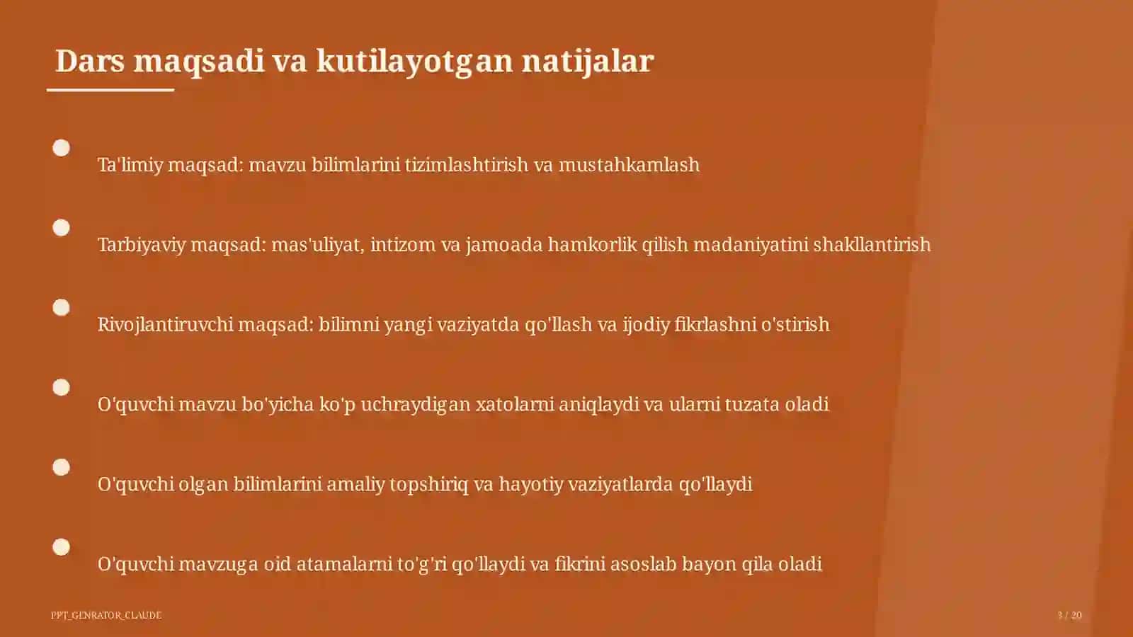 Geometrik yasashlar: burchak va kesmalarni bo'lish (8-sinf) 3