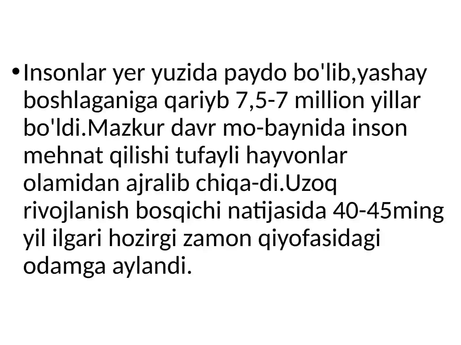 ALLAYOROVA SARVINOZNING OʻRTA OSIYO ARXEOLOGIYASI FANIDAN TAQDIMOTI 3
