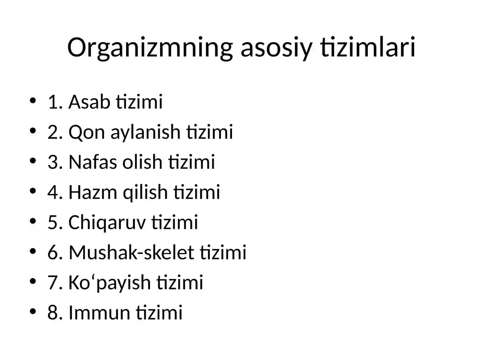 Organizm va uni himoya qiluvchi tizim 3