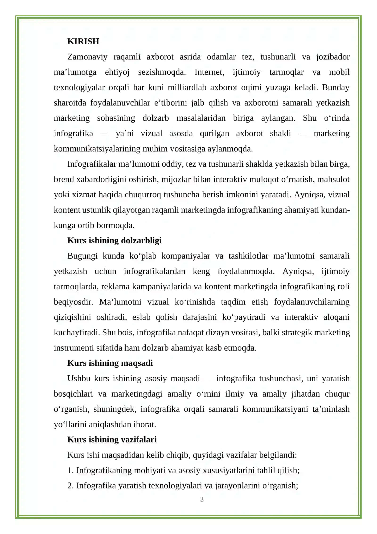 Infografika yaratish va uning marketingdagi o’rni 3