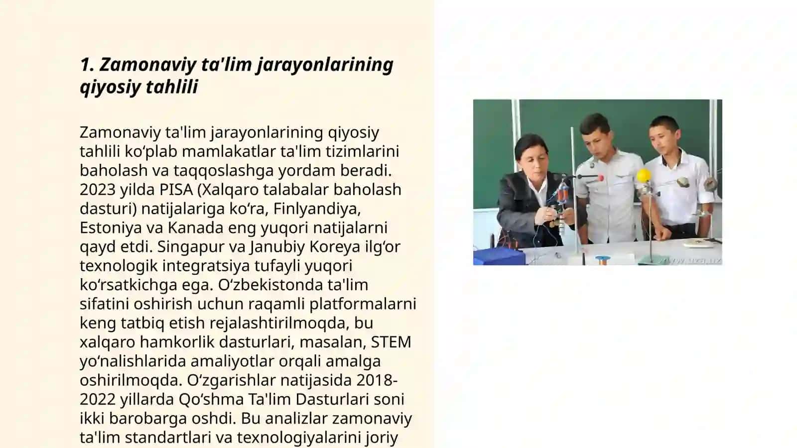 Zamonaviy qiyosiy pedagogik masalalar taraqqiyoti 3