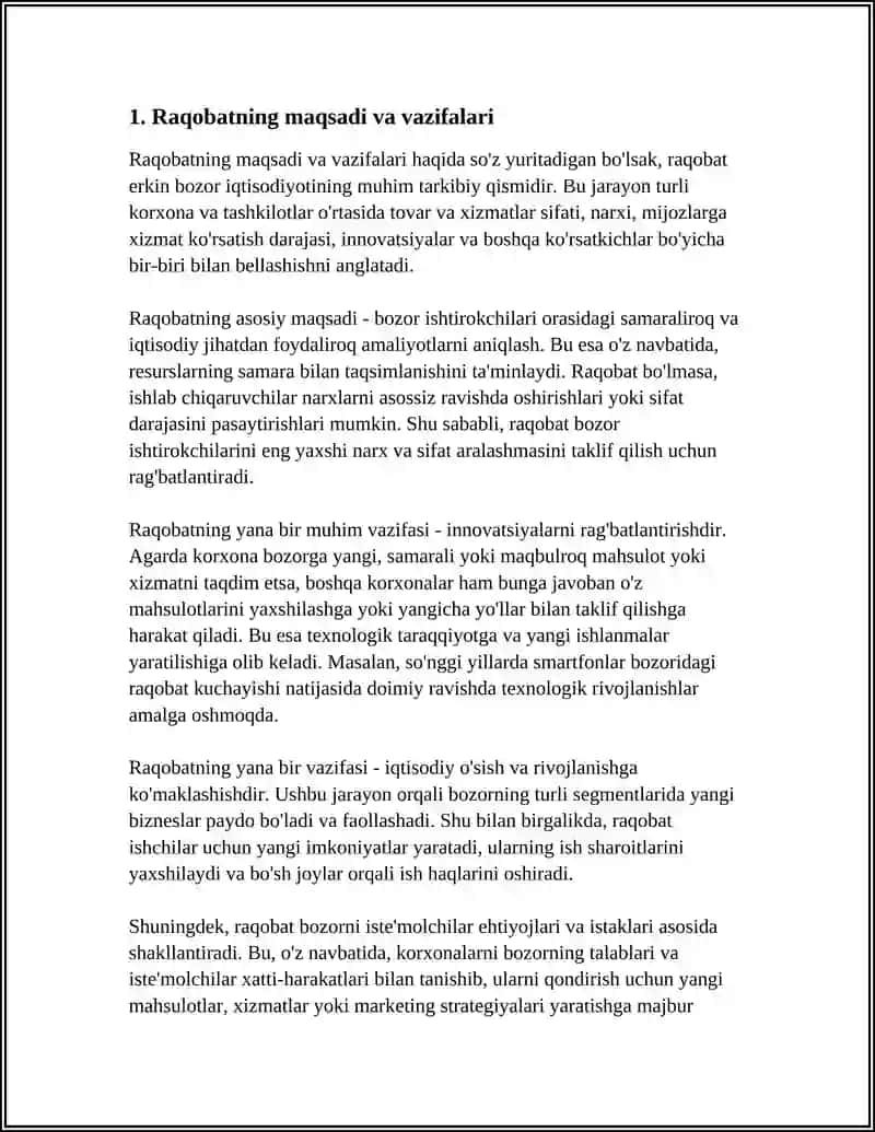 RAQOBATNING MOHIYATI VA OBYEKTIV ASOSLARI 3