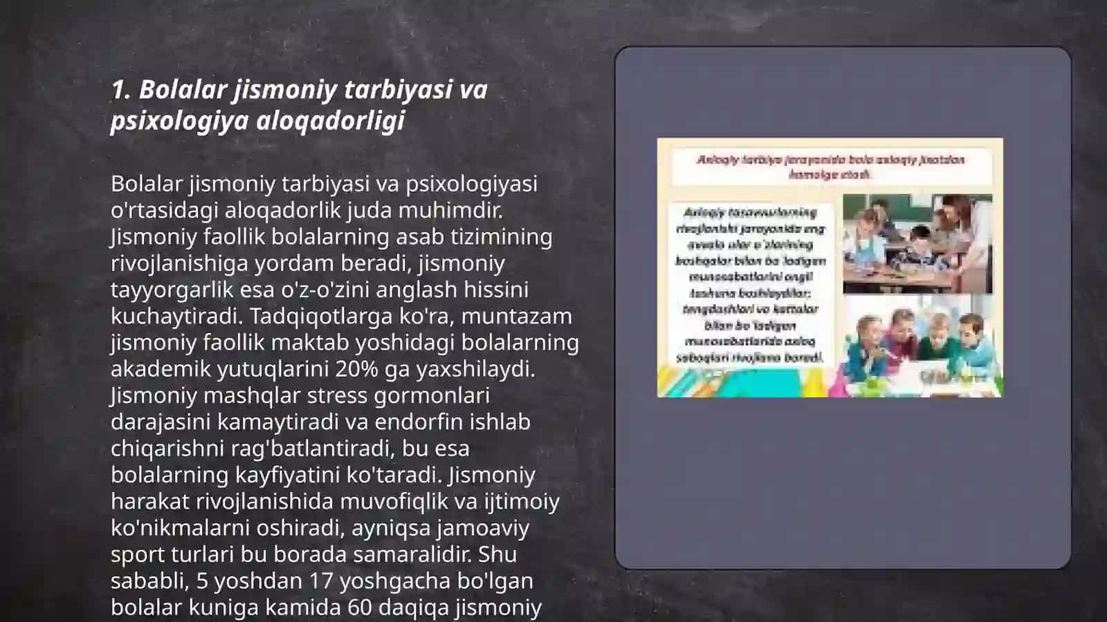Bolalar jismoniy tarbiya nazariyasi va amaliyotining boshqa fanlar bilan aloqadorligi 3