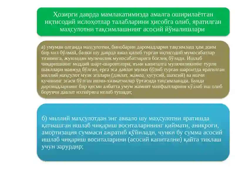 Тақсимланиш тамойиллари 3