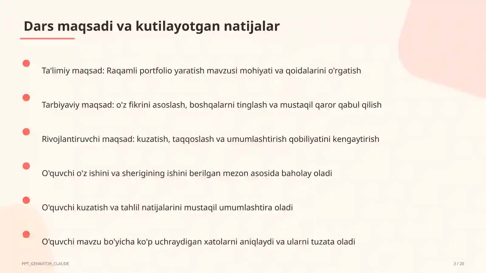 Raqamli portfolio yaratish 3