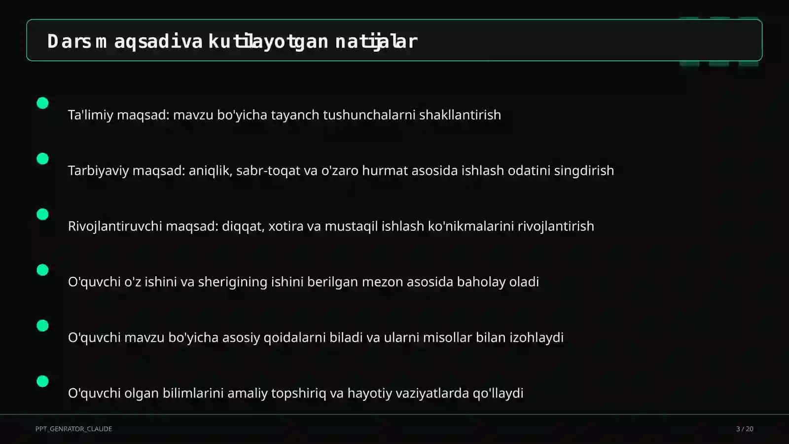 Mulk huquqi va intellektual mulk (11-sinf) 3