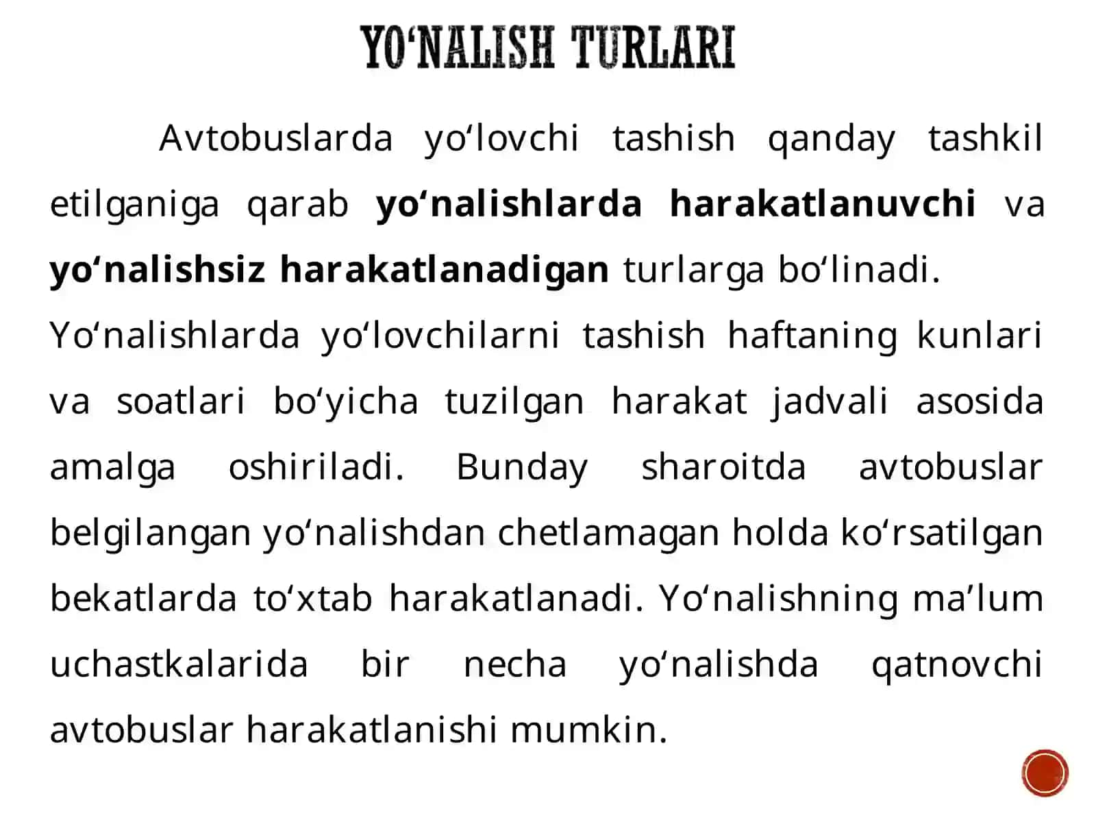 Avtobus yo‘nalishlari va turlar 3