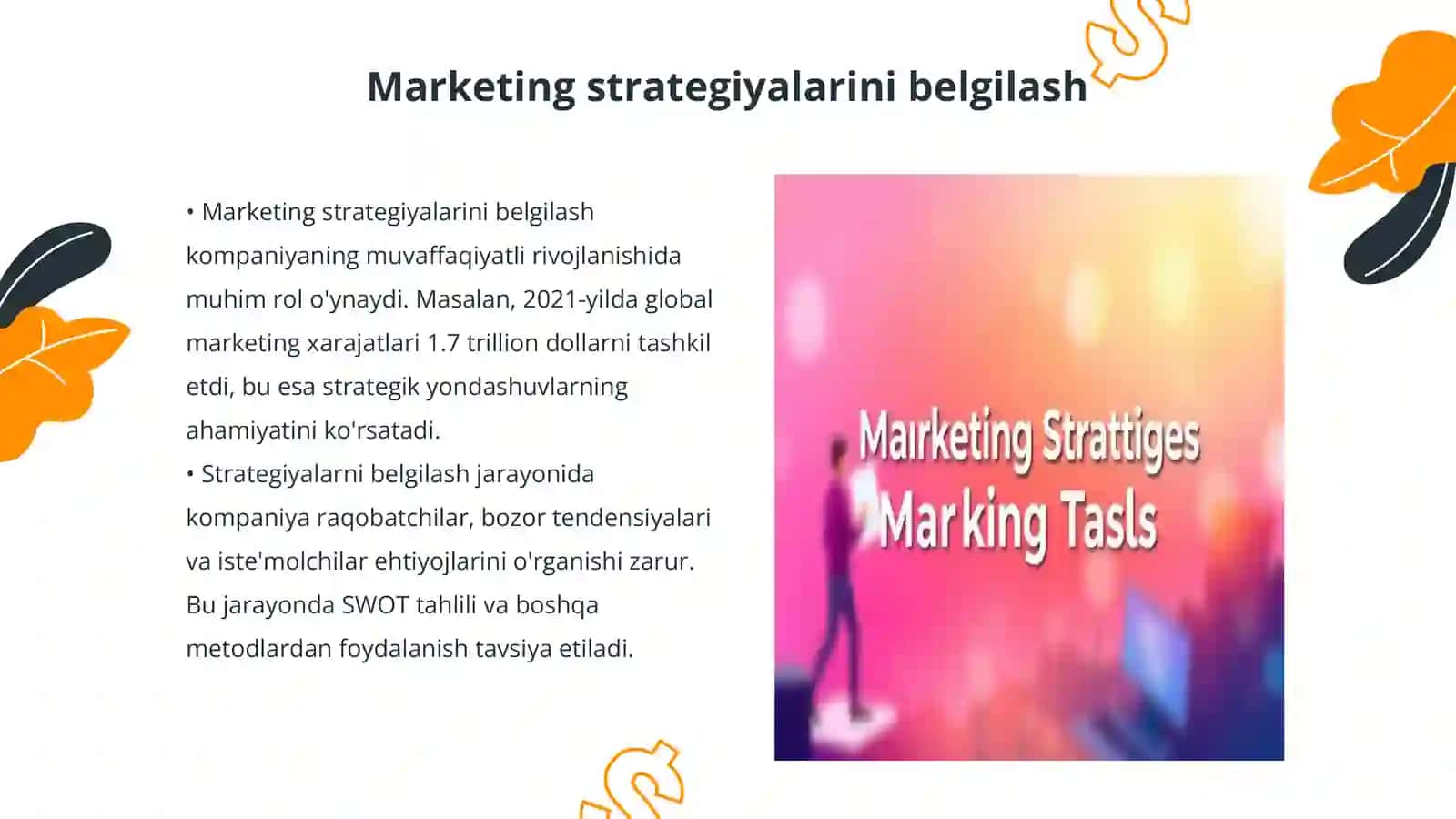 Marketingni asosiy vazifalari 3
