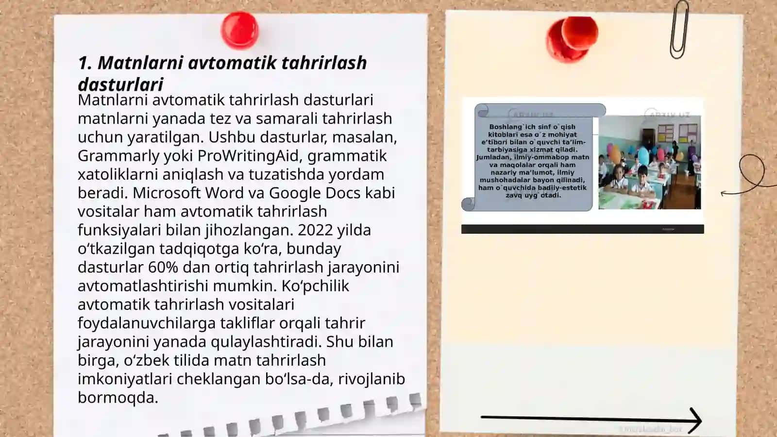 Matnlarni avtomatik tahrirlash dasturlari 3