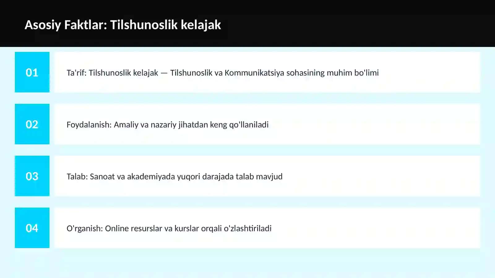 Tilshunoslik kelajak 3