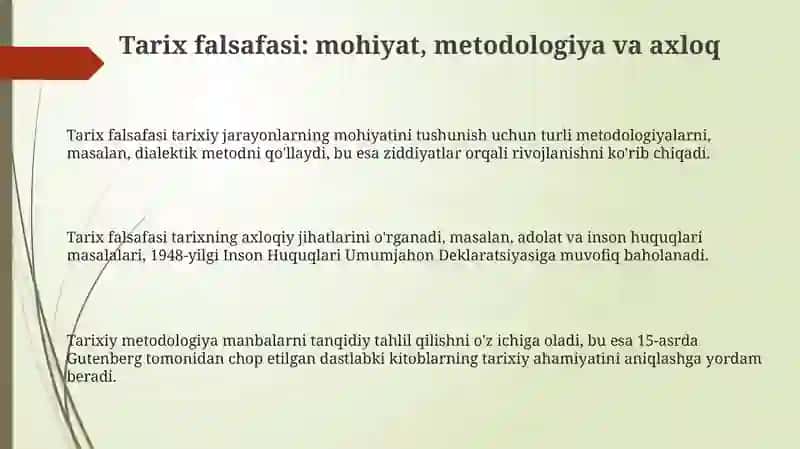 Tarix falsafasi, sivilizatsiya va madaniyat 3