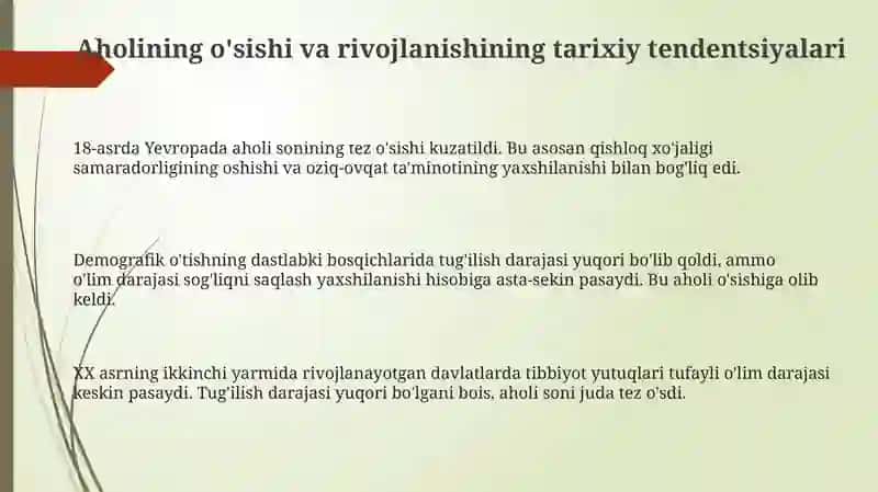 Aholisonining o‘shishi va taraqqiyoti 3