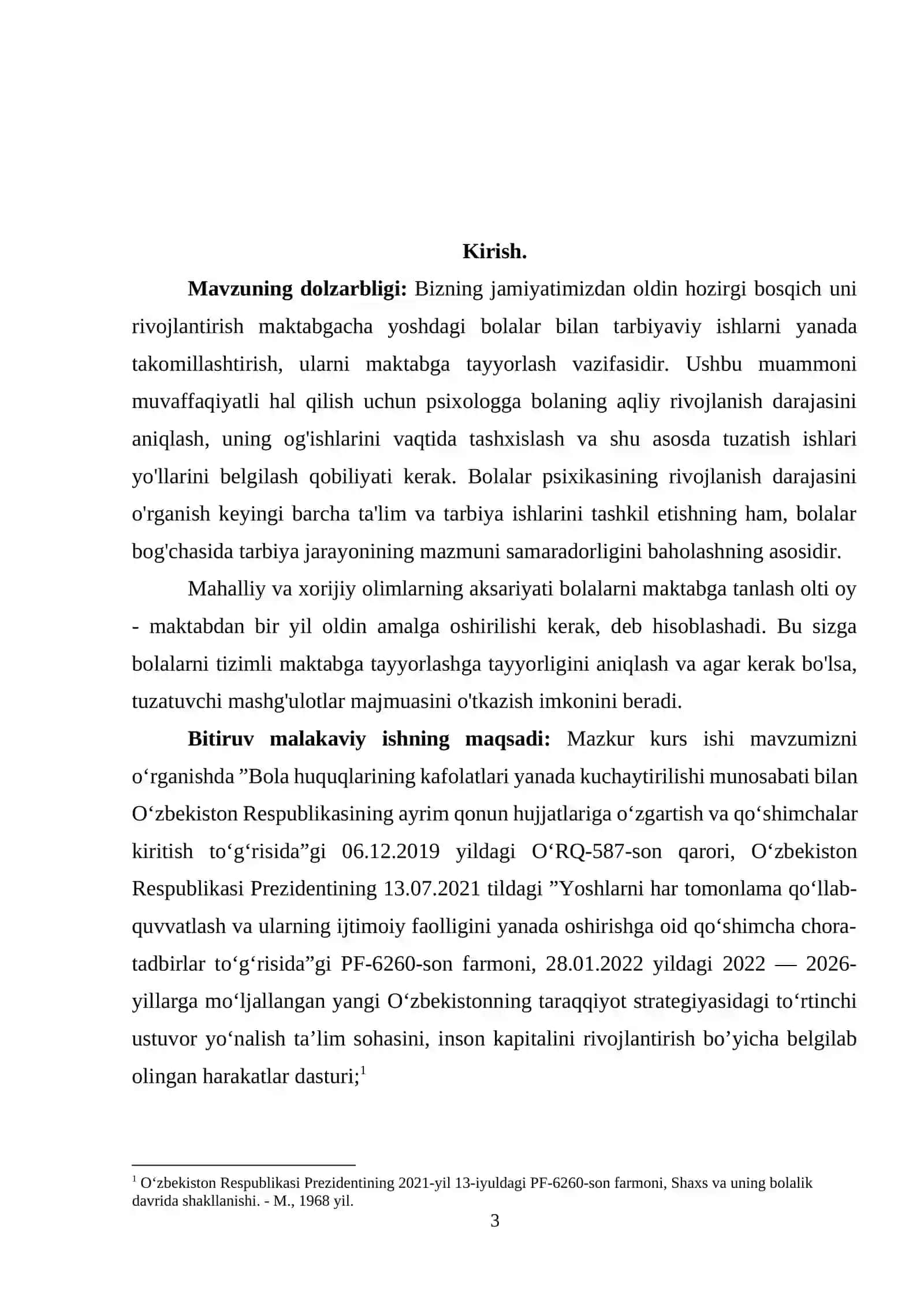 Umumiy o‘rta ta’lim muassasalari psixologi xuquqini berish kasbiy qayta tayyorlash kursi 3