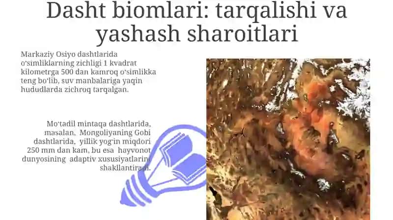 Mo'tadil iqlim mintaqasi tabiat zonalarida tirik organizmlarning tarqalishi va yashash sharoitlari 3