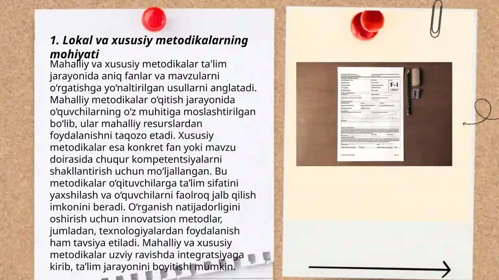 Lokal va xususiy metodik darajadagi pedagogik texnologiyalarni o'quvchilarning geografiya bo'yicha masala va mashqlarini o'rganishda qo'llash 3