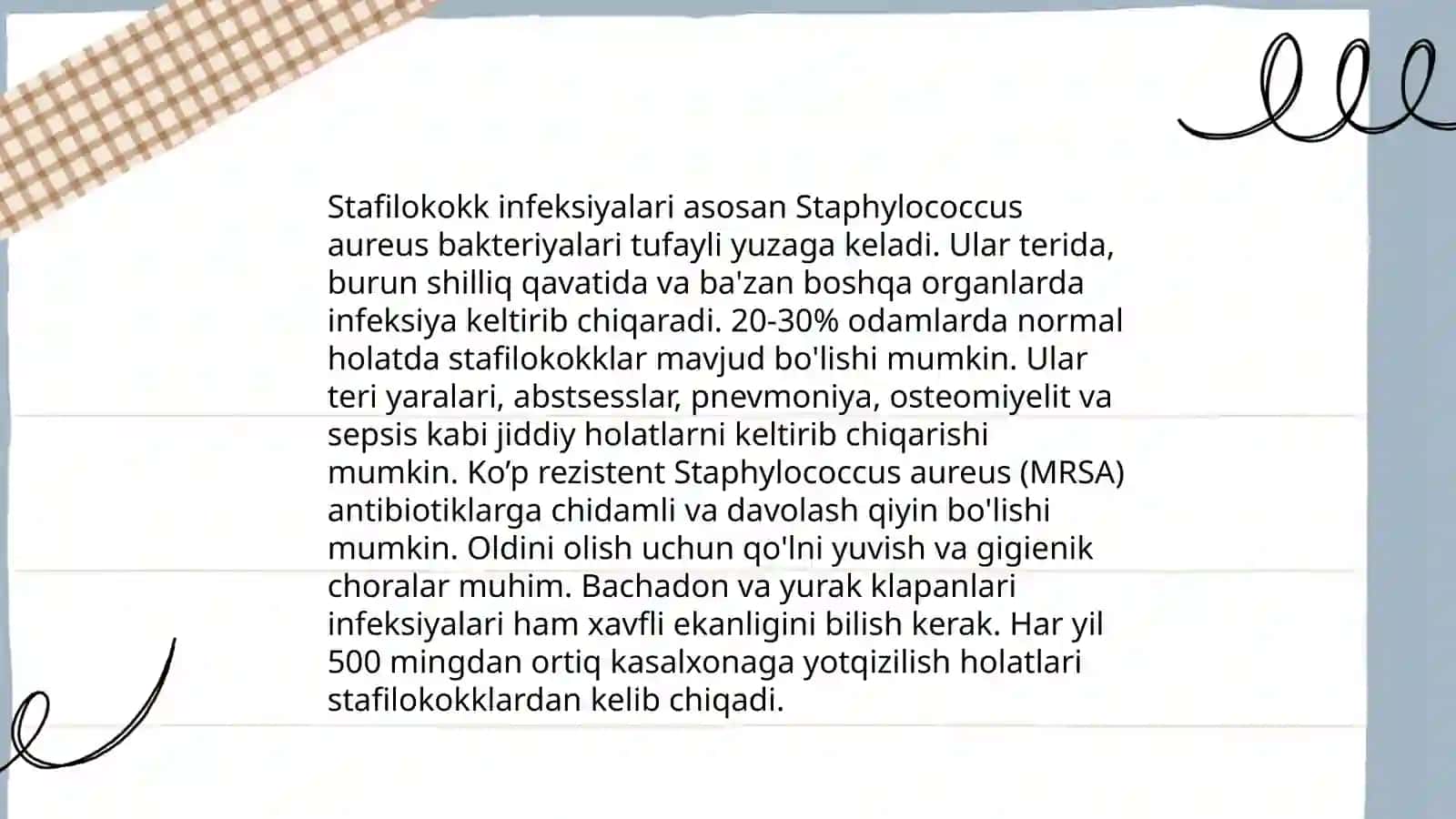 Stafilakokklar Infektsiyasi 3