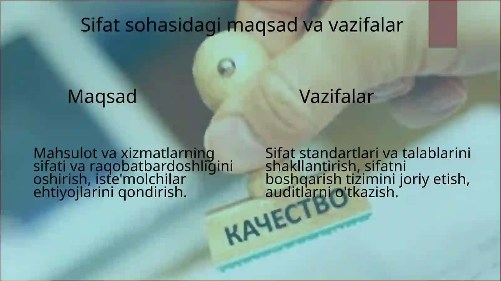 Sifat sohasida davlat siyosatini shakllantirish 3
