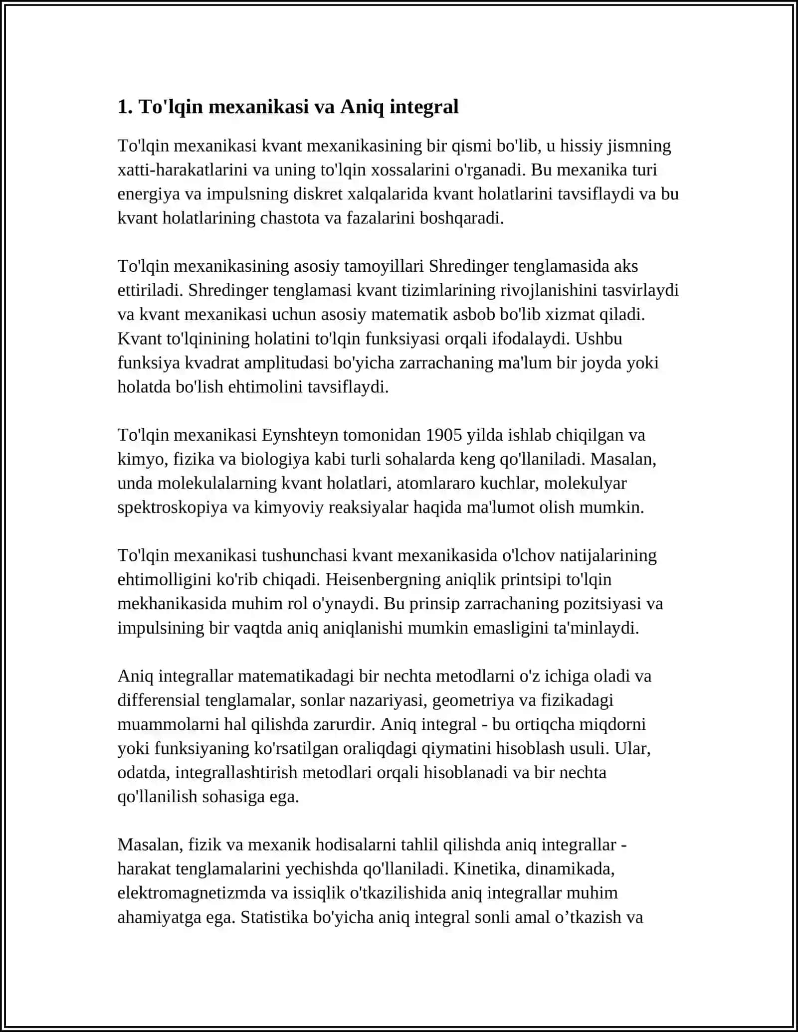 ANIQ INTEGRALNING FIZIKA MASALALARIGA TATBIQI 3