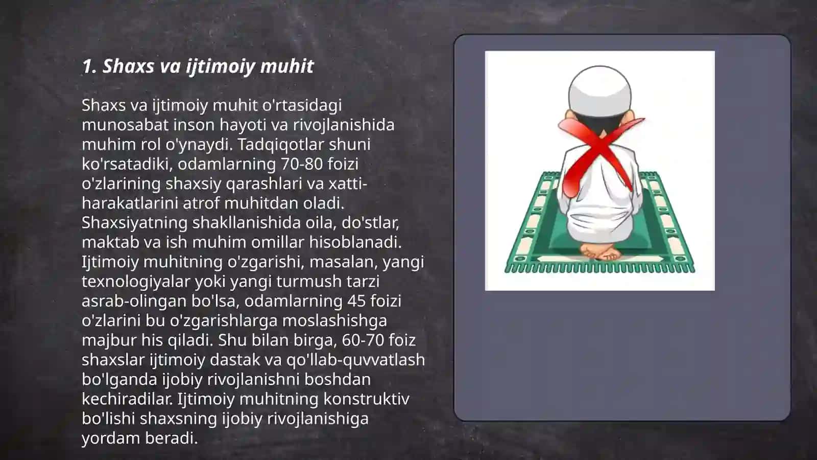 Shaxsning ijtomoiylashuvi 1-guruh 3