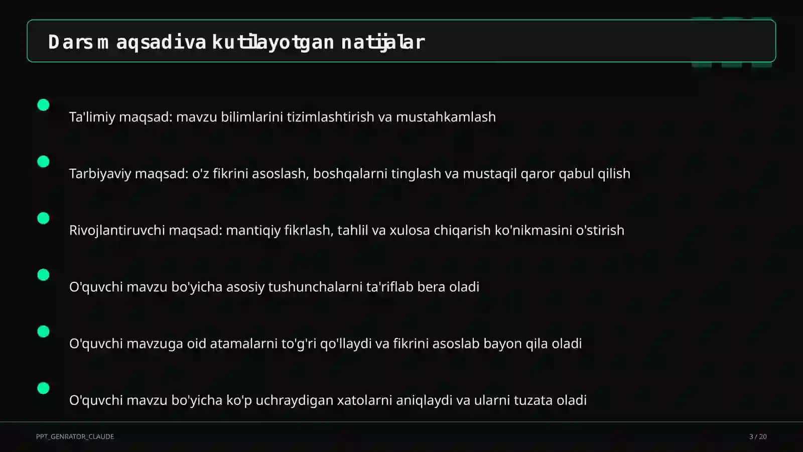 Inson huquqlari va erkinliklari (9-sinf) 3