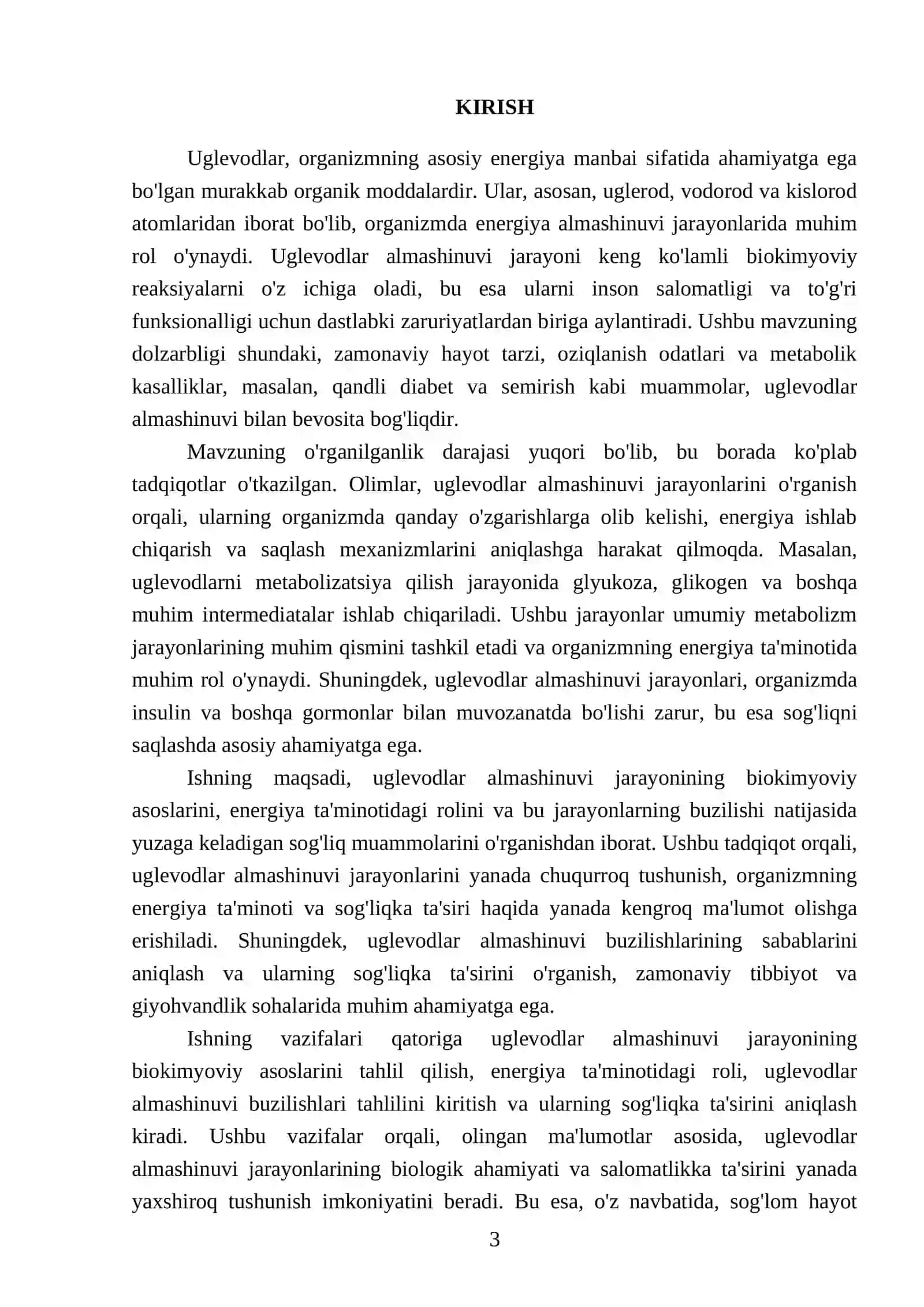Uglevodlar almashinuvi 3
