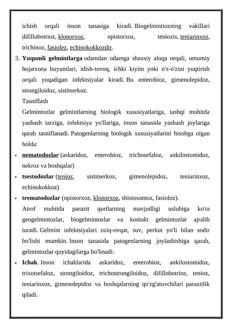 Gelmintozlar 3
