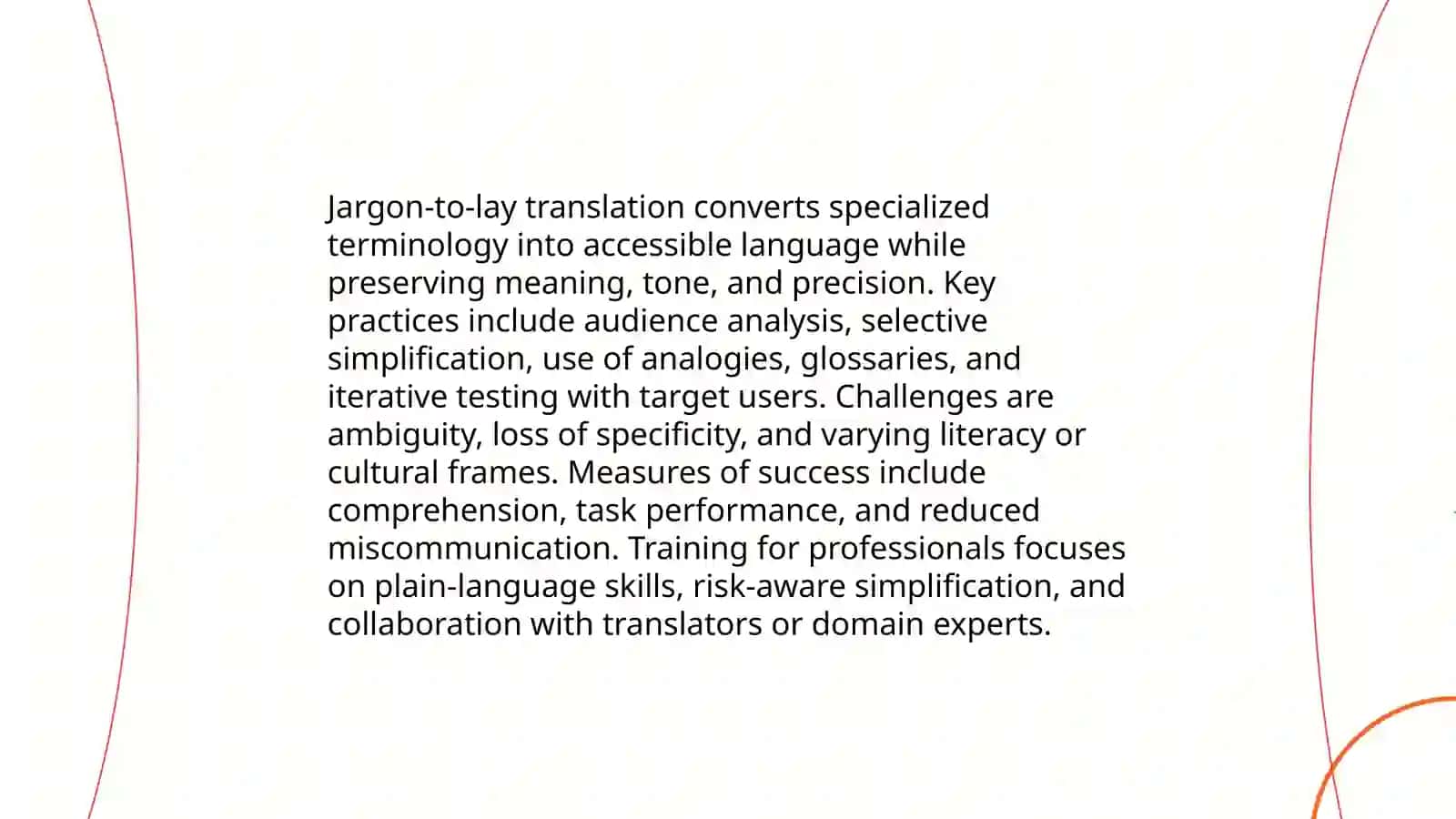 Contextual use of professional vocabulary in specialized fields 3