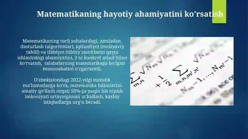 O‘quvchilarning matematika faniga qiziqishini oshiruvchi omillar 3