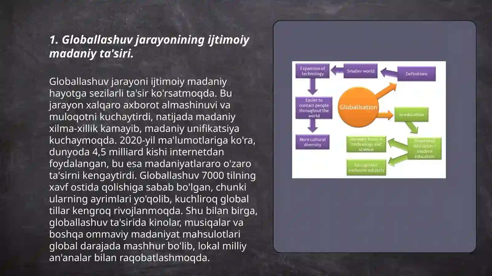 Globallashuv va ma'naviyat 3