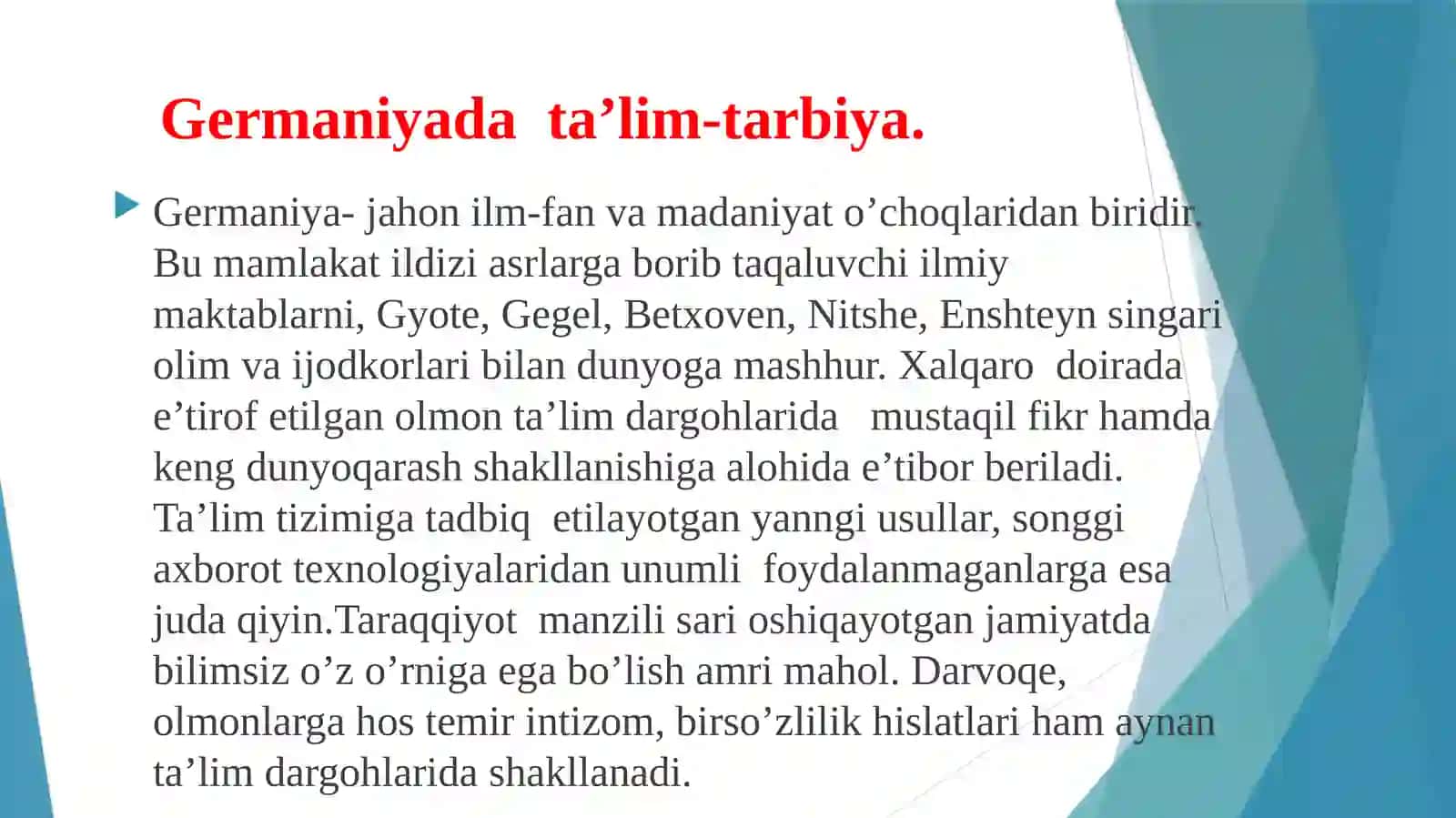 Germaniya ta’lim tizimi 3