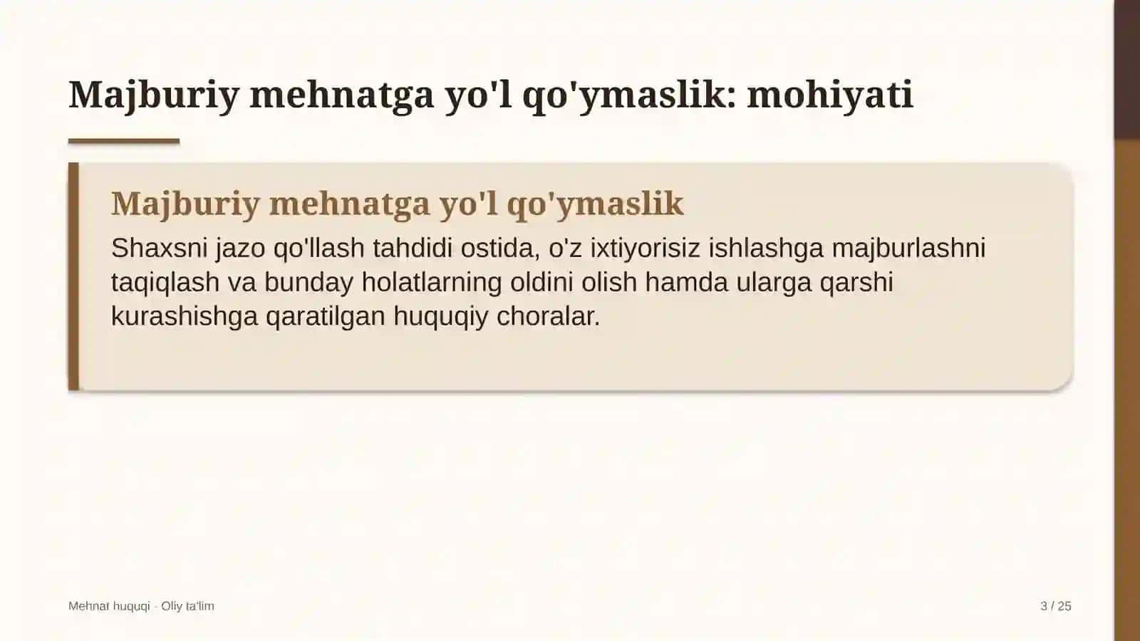 tuyachilikda majburiy mehnatga yo'l qo'ymaslik 2213 3