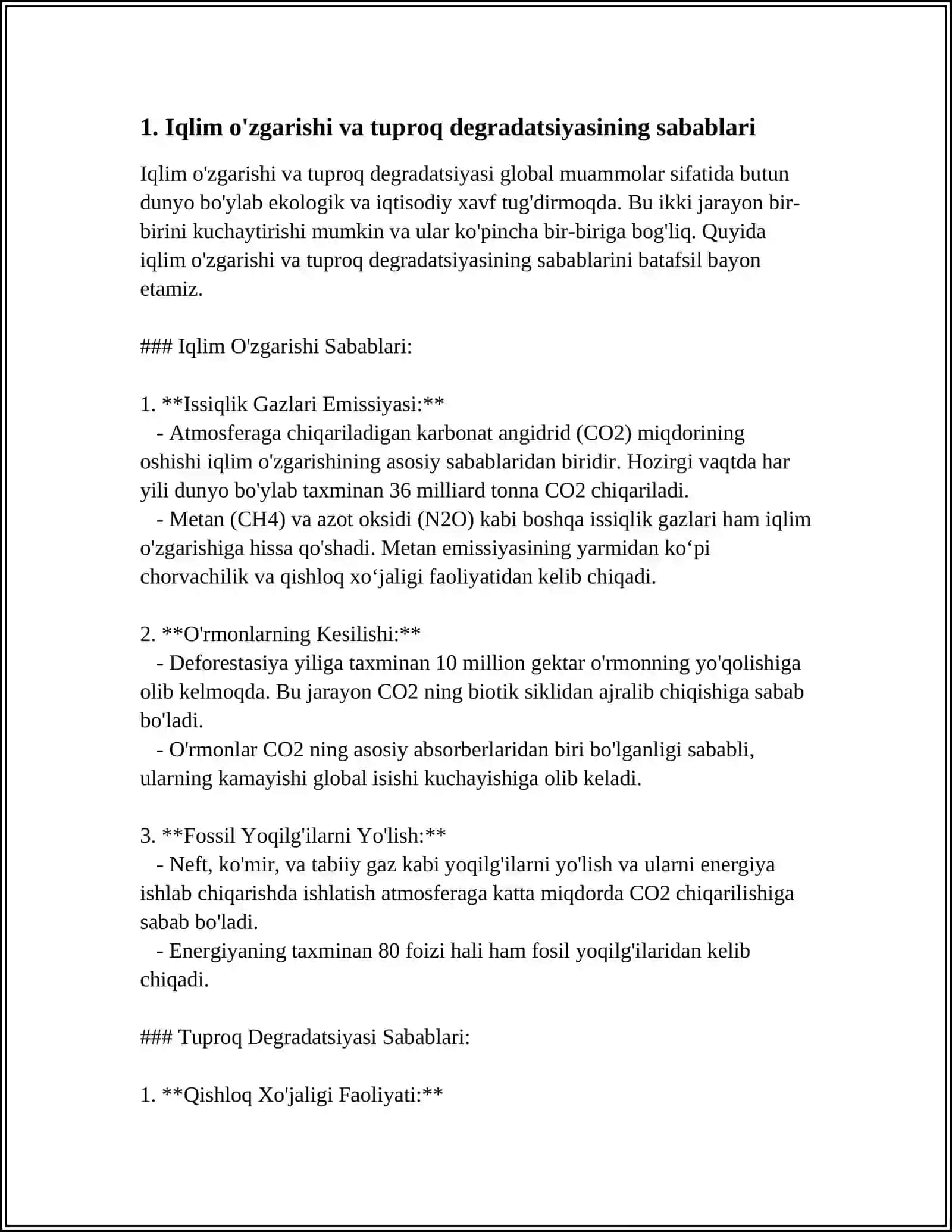 IQLIM OʻZGARISHI VA TUPROQ DEGRODATSIYASI 3